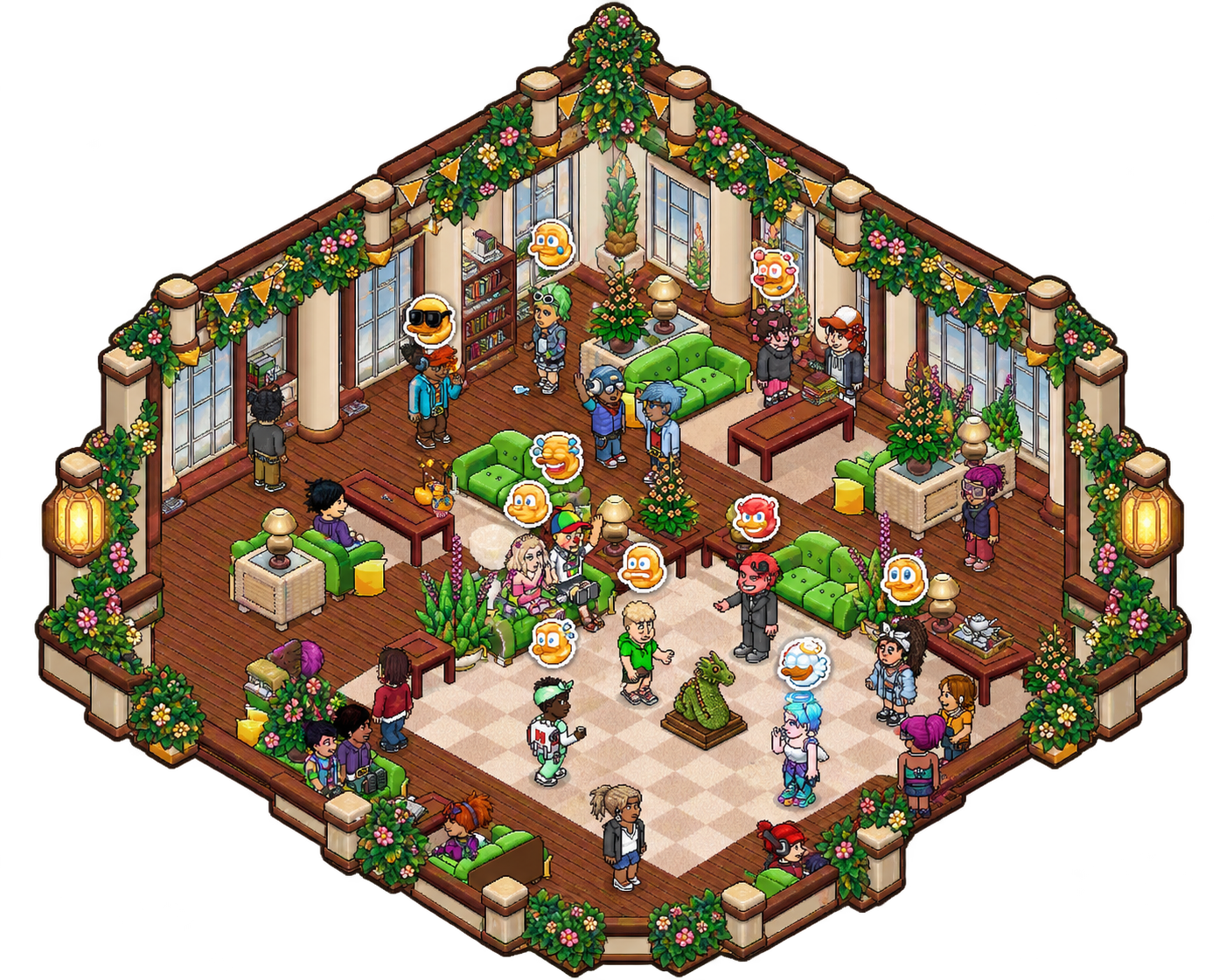 Room builder aboard Lovvo - placing and arranging furniture