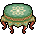 Oriental Round Stool Fufu