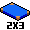 Yvess5 GYM Tapis2x3 Bleu