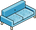 Cstm Luanda23 Blue Sofa