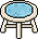 Cstm Luanda23 Blue Stool