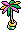 Neon Palm Decor