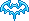 Blue Bat Sticker
