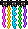 Multicolour Streamers