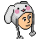 Bunny Head Hat