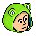 Frog Hoodie Hat