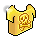 Gold Shirt Skull