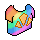 Rainbow Shirt Hideaway