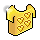 Gold Shirt Hearts