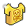 Gold Shirt Skull