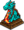 Mybobba Stef Turquoise Dragon