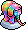 Rainbow Elephant Statue