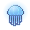 Seven Jellyfish Blue